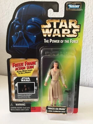 PRINCESS LEIA ORGANA IN EWOK CELEBRATION OUTFIT - STAR WARS - POTF - 1998 NUEVA! - Imagen 1 de 2