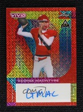 2023 Leaf Vivid Red Mojo /8 George MacIntyre #BA-GMI Auto