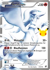 Reshiram / Pokémon Karte / Deutsch / Celebrations / 113/114 / CEL BLW 113 - Bild 1 von 1