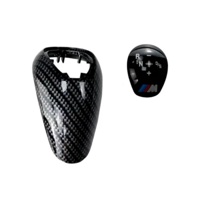 Ajuste para BMW M2 M3 M4 F80 F82 ABS fibra de carbono estilo palanca de cambios repuesto Foto 1 de 4