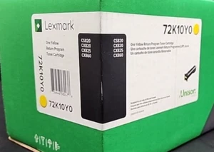 Lexmark 72K10Y0 Toner Yellow 8k CS820 CX820 CX825 CX860 - Picture 1 of 1