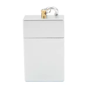 (Argent)Mini Cendrier De Poche Portatif En Acier Inoxydable Avec Porte-montagne - Bild 1 von 12