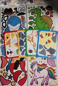 DIY Mermaid Unicorn Dinosaur Kids Sticker Activity Kits Craft Bundle Lot - Picture 1 of 4