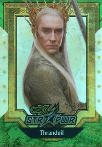 CZX Middle Earth, Thranduil STR PWR Green Parallel Card S21 #50/85