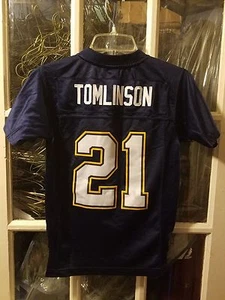 LaDainian Tomlinson San Diego Chargers SEWN Jersey Youth S TCU Horned Frogs Jets - Picture 1 of 8
