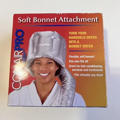 Accesorio de capó suave Conair Pro 345929 se adapta a la mayoría de los secadores de pelo talla única Foto 1 de 4