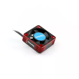 HobbyStar Billet Turbo-Ventilator ESC Motor Fan, Heatsink, 5.0 to 8.4V, RED - Picture 1 of 3