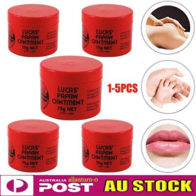1-5x LUCAS' PAPAW OINTMENT 75g Pawpaw Cream Paw Paw Ointment Moisturising Cream - image 1 of 4
