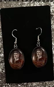 SILVER 925 JAZZ EARRINGS CHRISTMAS JEWELLERY GIFT FOR HER UNIQUE MICHAEL BUBLE - Picture 1 of 6
