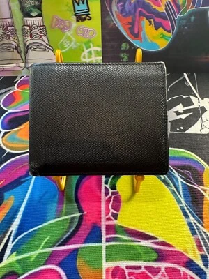 BVLGARI - Cartera plegable de cuero para hombre Foto 1 de 4