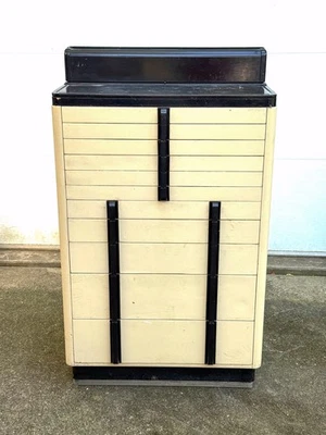 Vintage Art Deco American Cabinet Co. Steel Medical Dental Dentist Chest Cabinet - Image 1 of 4