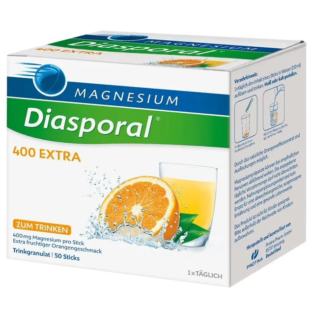 Magnesium-Diasporal 400 EXTRA Orange, 50 Stk., PZN 03355608 - Bild 1 von 1