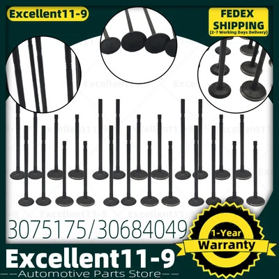 24 piezas válvulas de admisión y escape para Volvo XC90 XC60 V70 S80 3.2 B6324S B6324S5 Foto 1 de 4