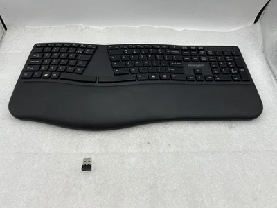 Kensington Pro Fit Ergonomic Wireless Keyboard W/ USB DONGLE K75406US - Free SH - Image 1 of 4
