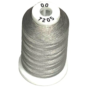 Gudebrod Gude Sylk 7205 Grey Silver Type 00 Machine Twist 800-Yard Spool - Picture 1 of 11