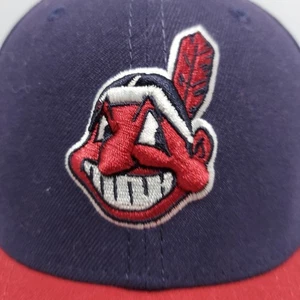 Cleveland Indians/Guardians Chief Wahoo Hat Cap New Era OSFM Red Brim - Picture 1 of 15
