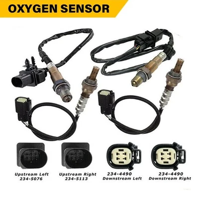 Sensor de oxígeno aguas arriba+aguas abajo 4 piezas para Ford F-150 3,5 L V6 Turbo 2011 2012 2013 2014 Foto 1 de 4