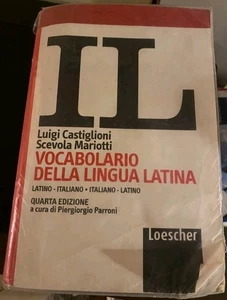 IL Vocabolario della Lingua Latina Quarta Edizione Dizionario Latino Cop Morbida - Foto 1 di 3