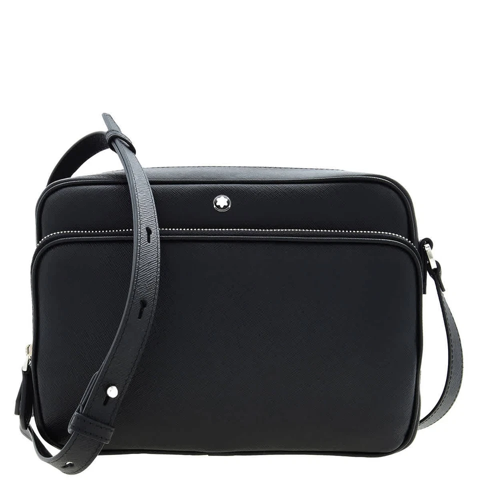 Bolso Mensajero Montblanc Sartorial Cuero Negro 198127 Foto 1 de 4