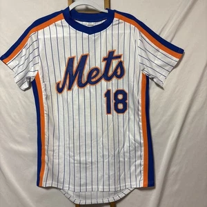 Darryl Strawberry #18 New York Mets SGA Trikot weiß Nadelstreifen Herren Gr. M - Bild 1 von 6