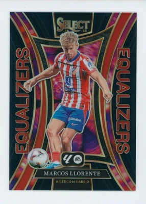 2024-25 Marcos Llorente Panini Select Equalizers Black Atletico Madrid Card 1/1 - Image 1 of 3