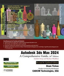 Prof Sham Tickoo Cadcim Technologies Autodesk 3ds Max 2024 (Paperback) - Picture 1 of 1