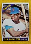1966 Topps 87 Dan Napoleon New York Mets Vintage Baseball Trading Card