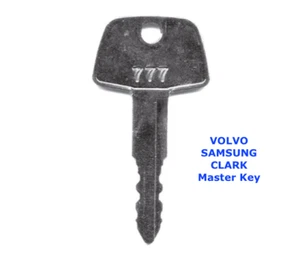 777 VOLVO SAMSUNG CLARK Master Plant Excavator Digger Forklift Key + FAST POST ! - Picture 1 of 1