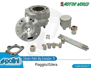 140.0207 KIT GRUPPO TERMICO PIAGGIO ZIP 50 2T SP 50 Ø.47,6 CORSA 39,3 BIELLA 85 - Foto 1 di 3