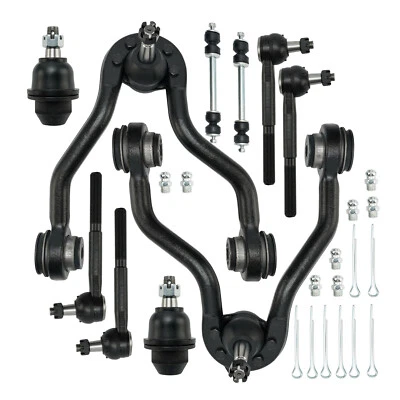 12x 4WD Control Arms Ball Joint Tie Rod for Chevy GMC K1500 Suburban Tahoe Yukon - Изображение 1 из 4