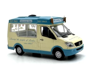BN 1:76 Benz Ice Cream Cart Van Truck Sports Model Diecast Metal Car - Picture 1 of 7