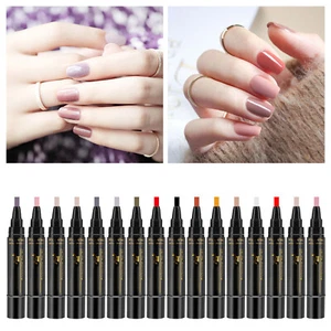 Pluma de gel para uñas 36 colores lápiz para artes en uñas bolígrafos de esmalte de uñas sin necesidad de capa de acabado - Imagen 1 de 23