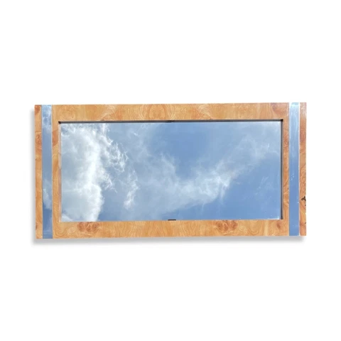 Post Modern Burlwood Mirror Pair Cover