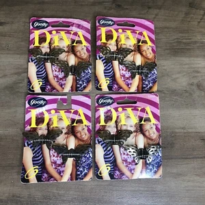 Juego de 8 clips de mariposa Goody Diva 1999 de colección accesorios de metal para el cabello - Imagen 1 de 4