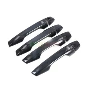 For Mitsubishi Eclipse Cross 2023 Carbon Car Side Door Handle Cover Protector - Picture 1 of 6