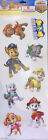 NEW PAW PATROL Sheet of 8 Small Vinyl Vehicle and Wall Sticker Decals