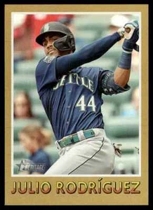 2024 Gold Julio Rodriguez Seattle Mariners #75BS-19 - Picture 1 of 2