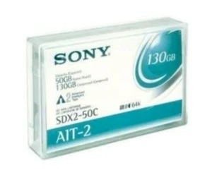 2PCS New Top Quality  Sony AIT-2 SDX2-50C Tape (50 GB/130GB) FREE SHIP - Picture 1 of 1