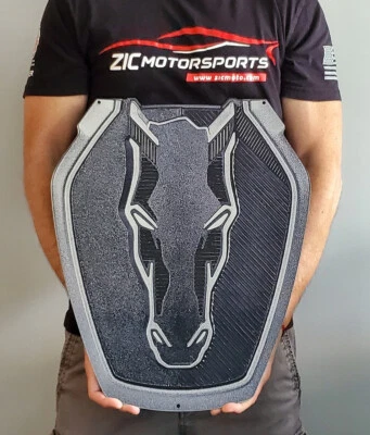 ZIC MOTORSPORTS Ford Mustang Dark Horse Badge Steel Sign