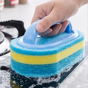 4 Pezzi Spazzola Pulizia Spugna Cucina Piatti Scrub Spazzole Lavastoviglie - Foto 1 di 12
