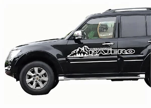 Graphics Decal For Mitsubishi Pajero Sport Off Road Vinyl Snow Mountain Stickers - Picture 1 of 5
