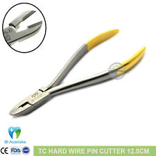 Orthodontic TC Hard Wire Cutter Straight 12.5cm Ortho Dental Ligature Pin Cutter