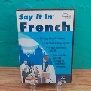 SAY IT IN FRENCH 15 LESSONS CD-ROM WIN/MAC - Picture 1 of 3