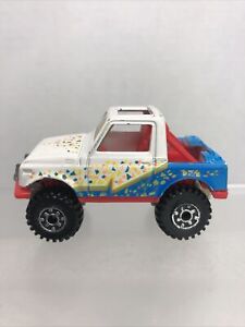 Hot Wheel Suzuki Samurai Cal Customs Confetti Car 1988 Die Cast 1:64 Mattel