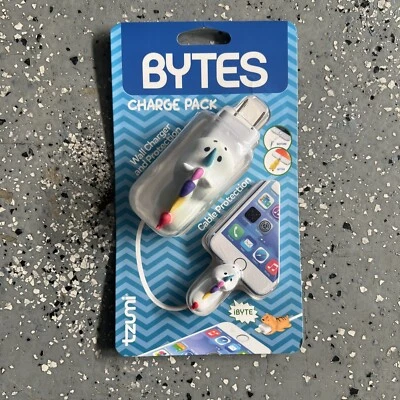 Tzumi 6274 Cord Bytes Cable Protectors Charge Pack Uni Corn - Image 1 of 2