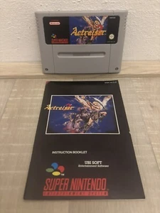 Actraiser 2 + Anleitung, SNES, Super Nintendo Entertainment SYSTEM Sehr Gut ✅ - Bild 1 von 5