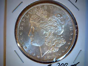 1878-S UNITED STATES MORGAN SILVER DOLLAR, 0,77344 OUNCE OF SILVER, OLD DOLLAR - Bild 1 von 2
