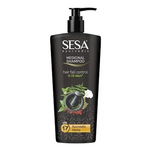 Champú para el cabello ayurvédico SESA control de caída del cabello Bhringraj y 16 hierbas SIN parabenos - Imagen 1 de 14