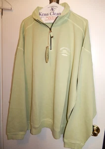 Tommy Bahama Pullover Sweater Relax Aruba Zip Mock Neck NWT XXL green - Picture 1 of 7