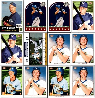 Lote de tarjetas Milwaukee Brewers (90) 2002 - Una verdadera joya - ¡Haz que cada día sea especial! Foto 1 de 4